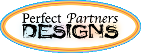 Perfect Partners Designs Logo inside a white oval